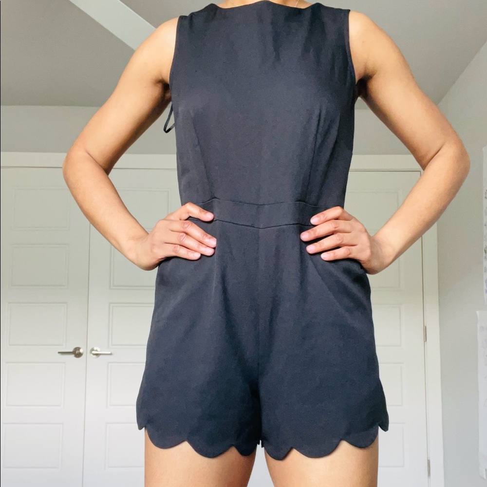 Black Newlook Sleeveless Playsuit - Picture 8 of 10